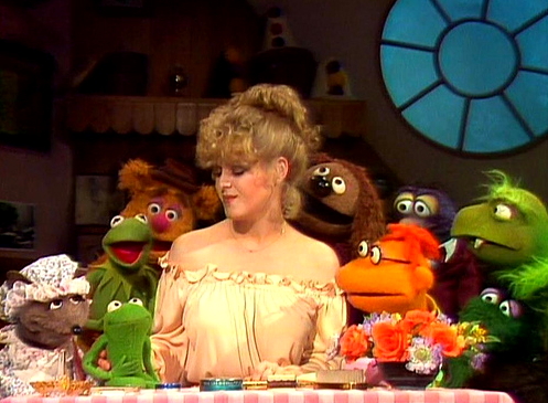 Rovin, Bernadette Peters, and the Muppets.