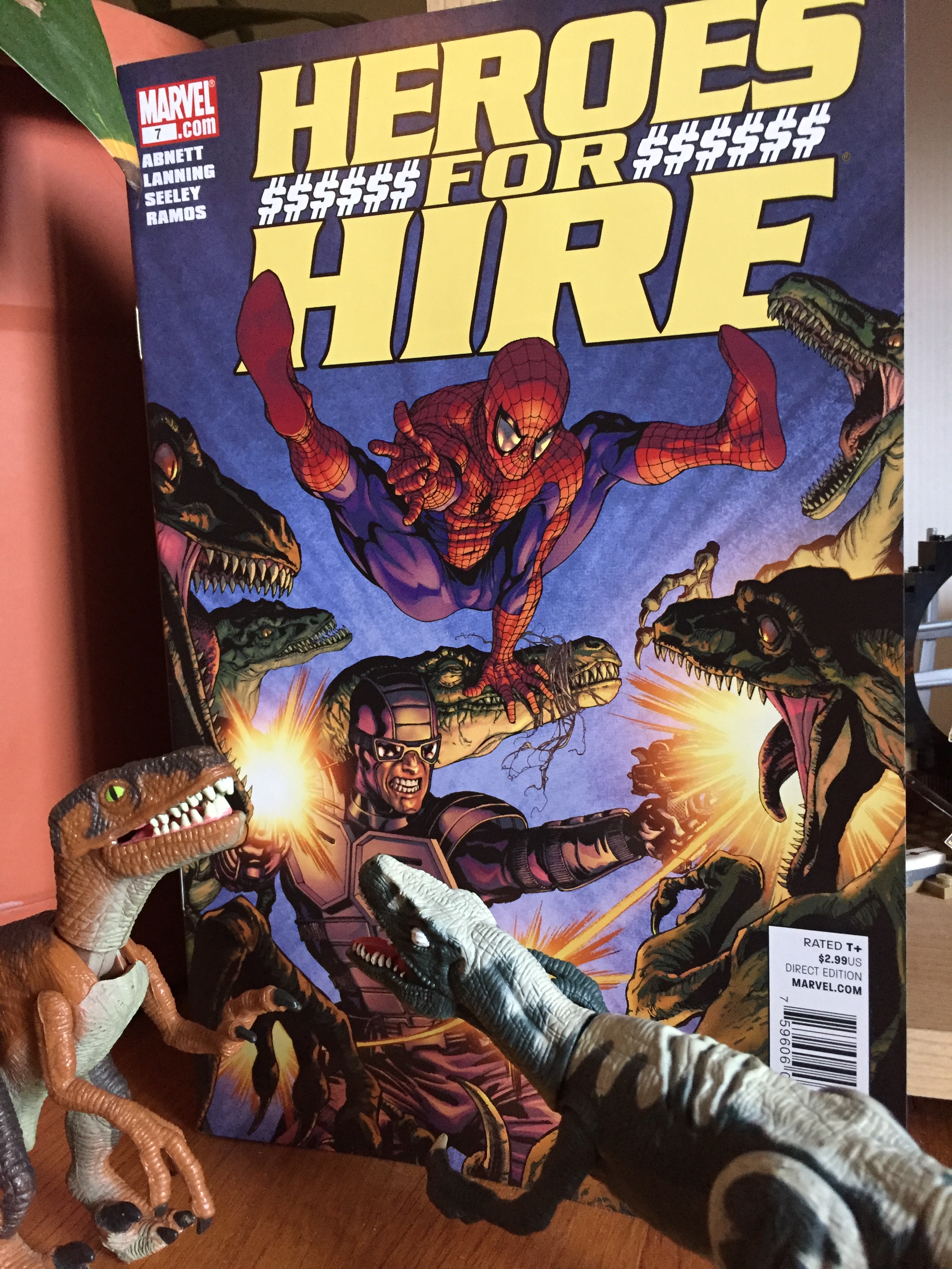 For Dinovember, the Fashion Raptors would like to bring your attention to this issue of Heroes for Hire.