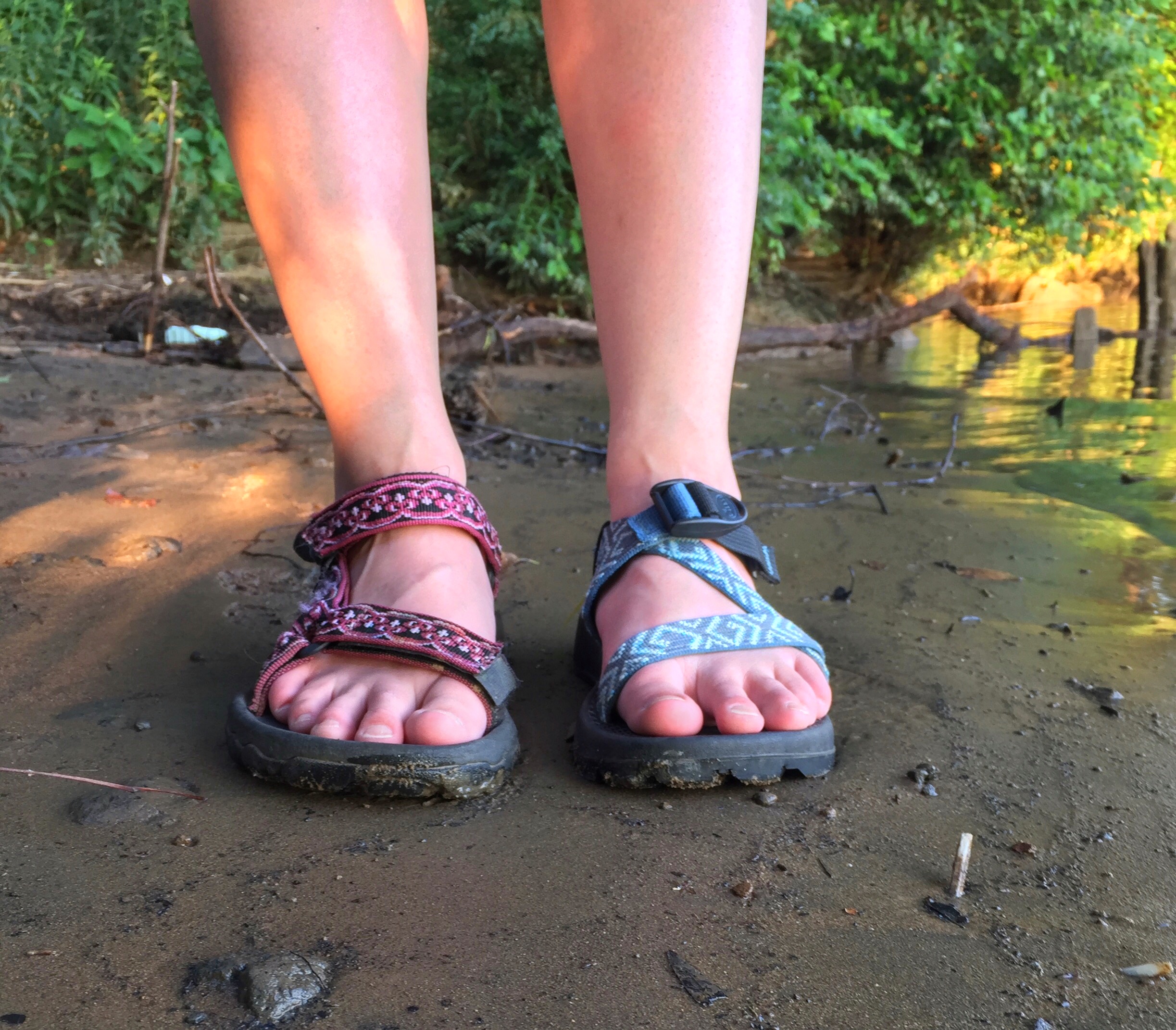 chacos or tevas