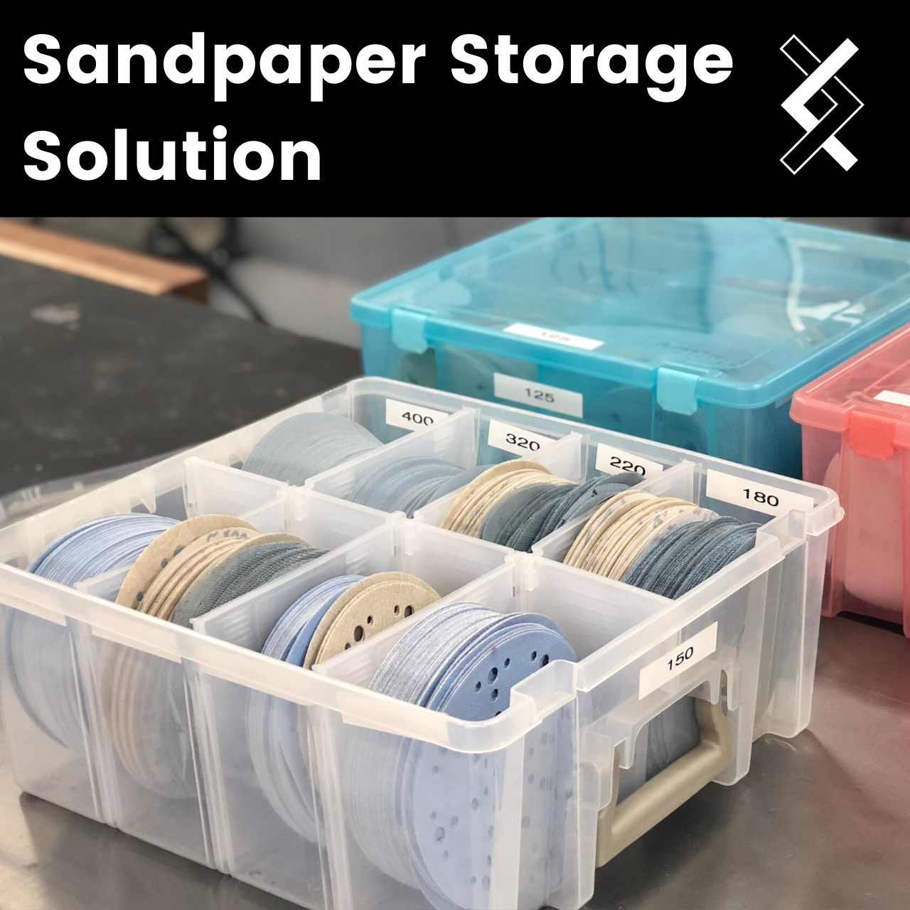 Sandpaper Storage Solution — Blacktail Studio