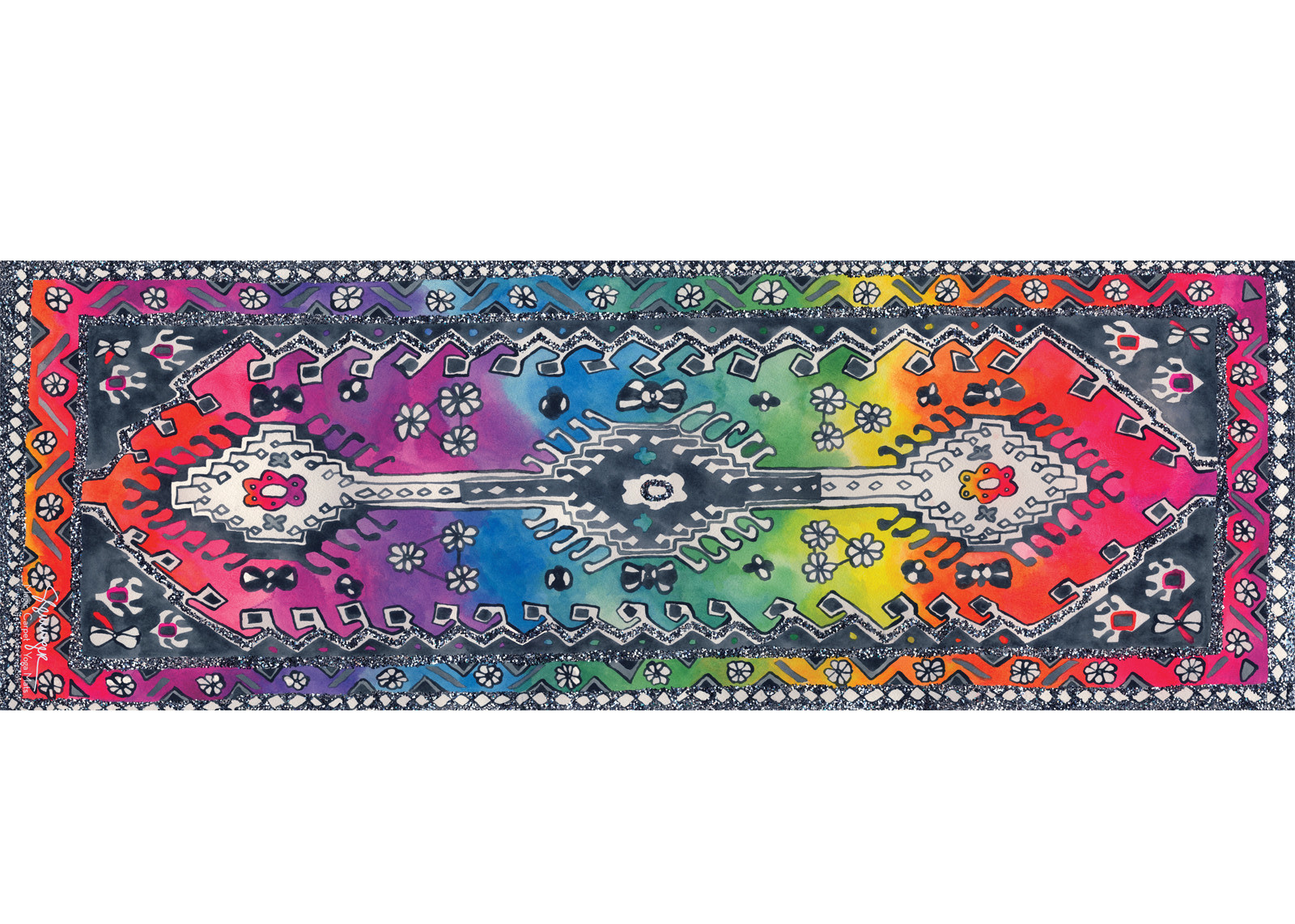 Adult Rainbow by Magic Carpet Yoga Mats