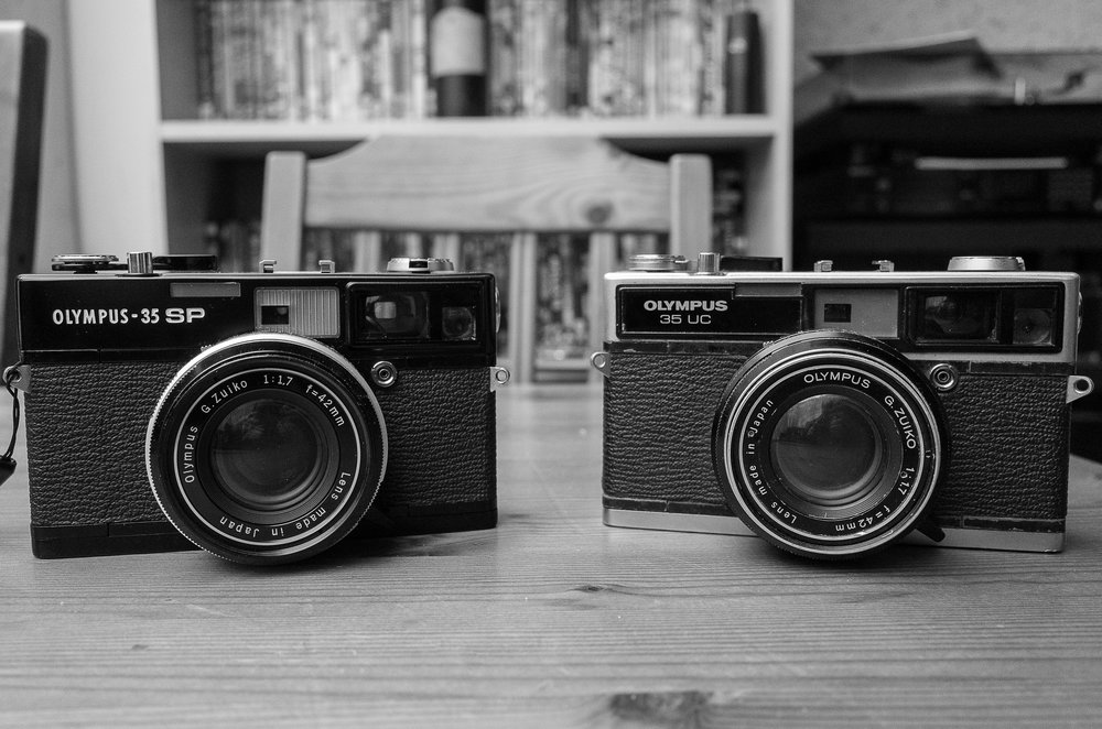 The Olympus 35 SP and 35 UC — Slyelessar