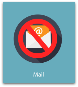 No e-mail