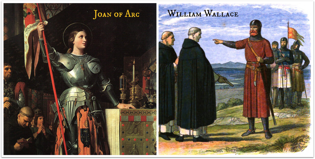 Joan of Arc and William Wallace