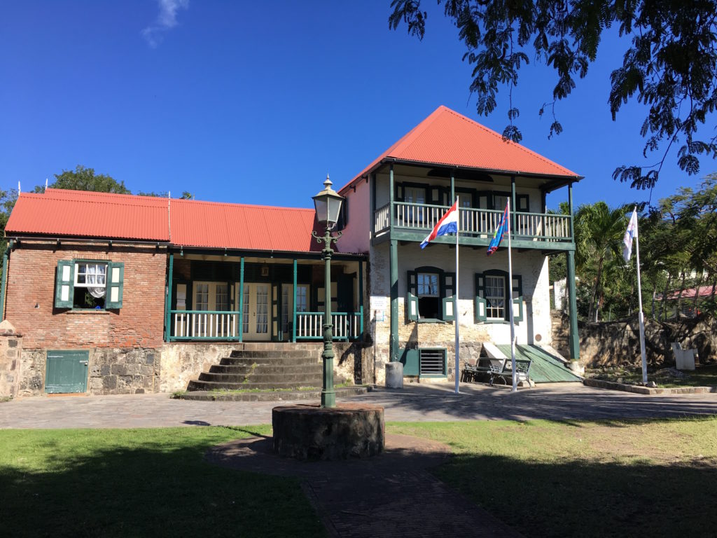 Sint Eustatius History Museum. In 1781, Admiral George Rodney used this house as his headquarters; it had the best wine cellar. The bottom of the house is built of brick and stone, the upper part of wood.
