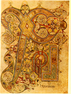 Book of Kells ChiRho Folio