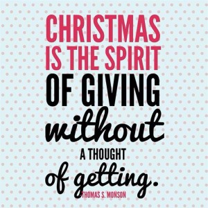 6 - the spirit of giving