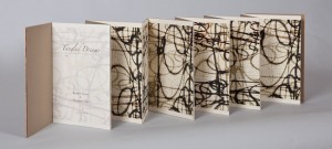 Tangled Dreams, 2012 Artist Book with wrap. 8.25 x 8.13 x .33 inches