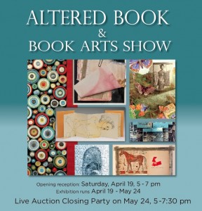 altered book show flyer