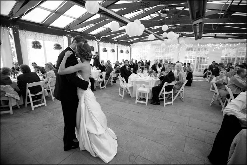 First dance as a married couple at the Valley Green Inn