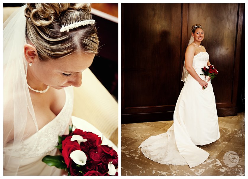 bridal portrait at Doubletree Hotel in Plymouth Meeting