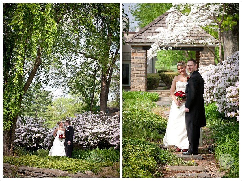 Spring bridal portraits at Meadowlands Country Club