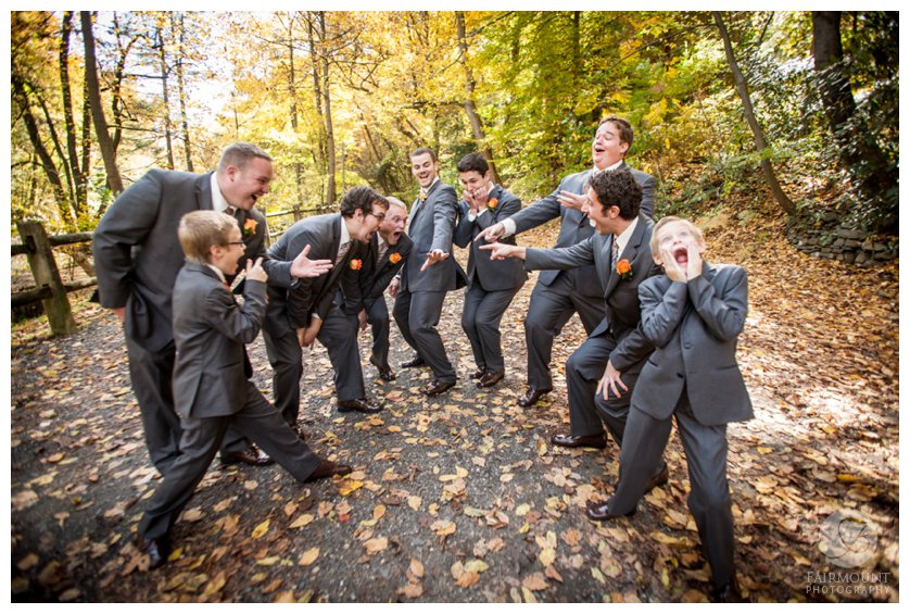 Groomsmen over-react to groom's wedding ring