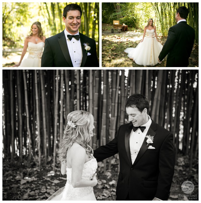 first look by the bamboo at the Old Mill in Rose Valley, Media, PA