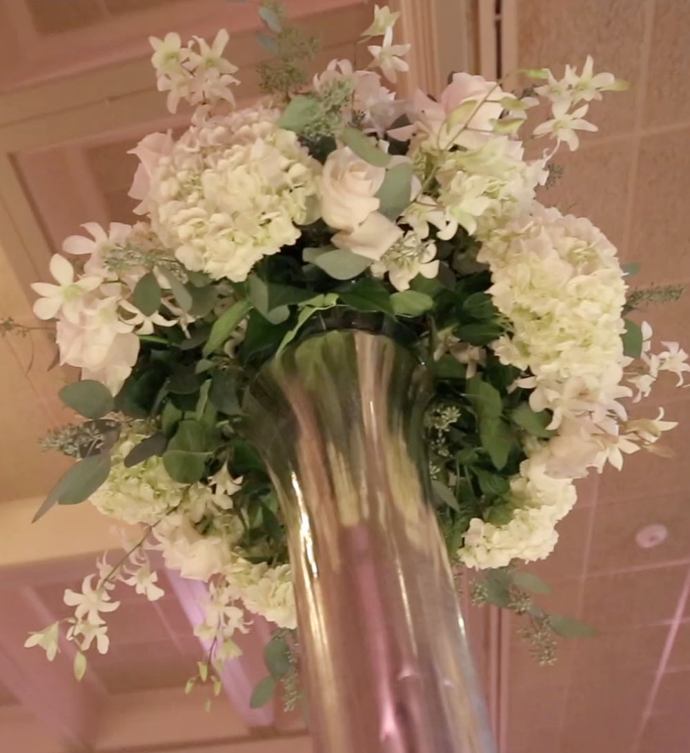 San Antonio Country Club Wedding Pic 15a elegant reception floral