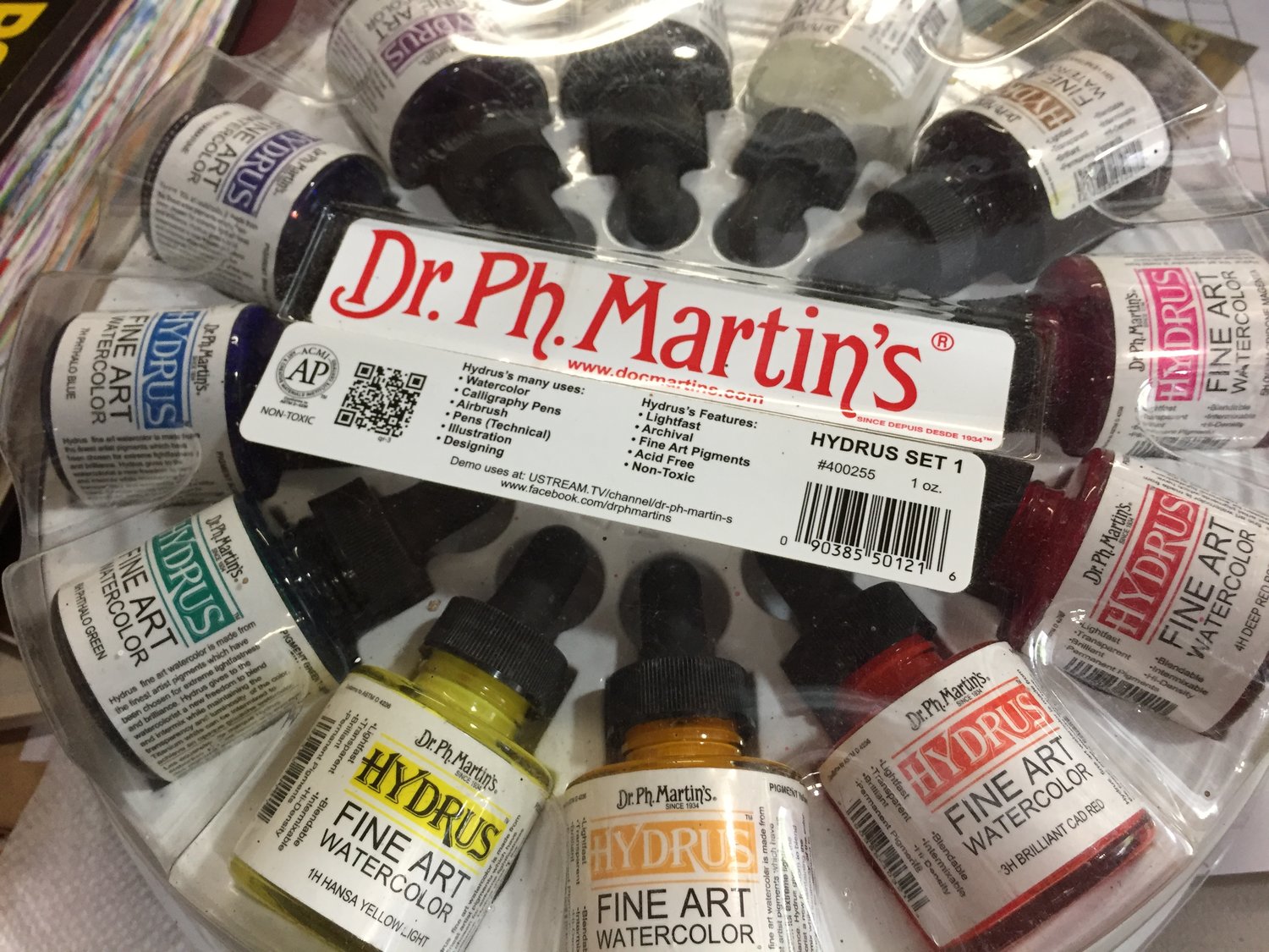 Materials Monday: Dr. Ph. Martin's Hydrus Fine Art Watercolor