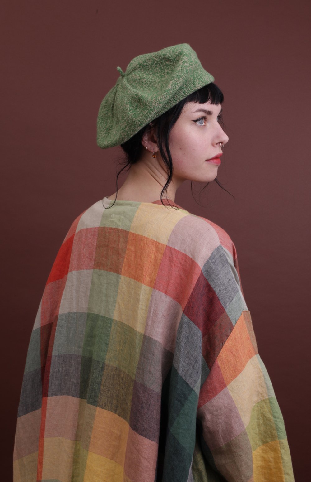 Wool Beret | Leaf Green — Nadinoo