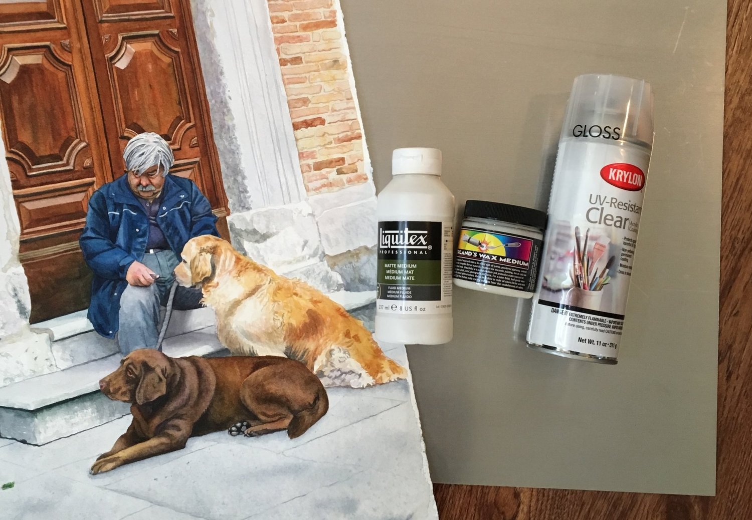 How to apply Dorland's wax medium on watercolor  Watercolor lessons,  Watercolor paintings, Painting lessons