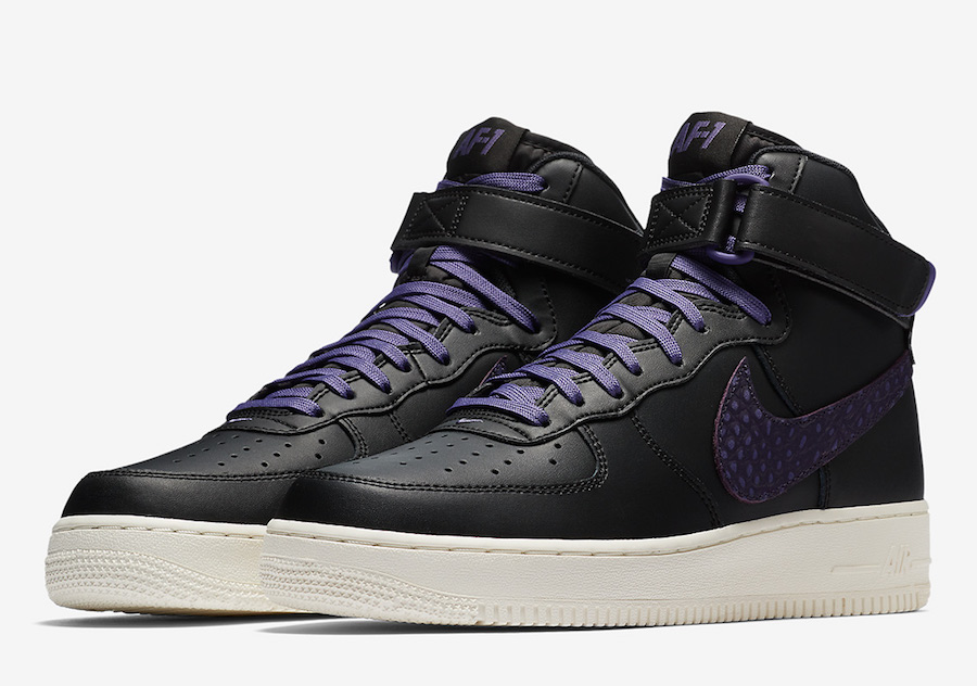 black and purple air forces