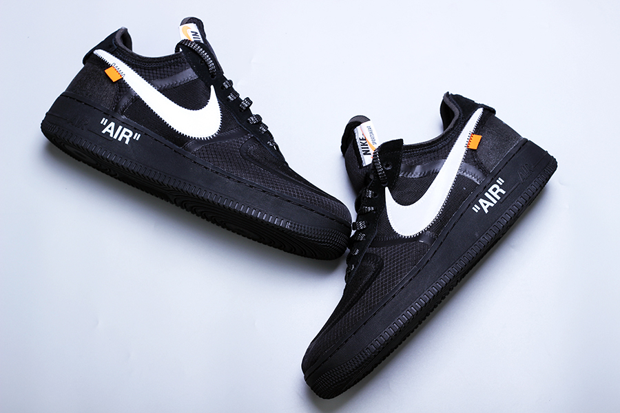 nike air force 1 low off white black