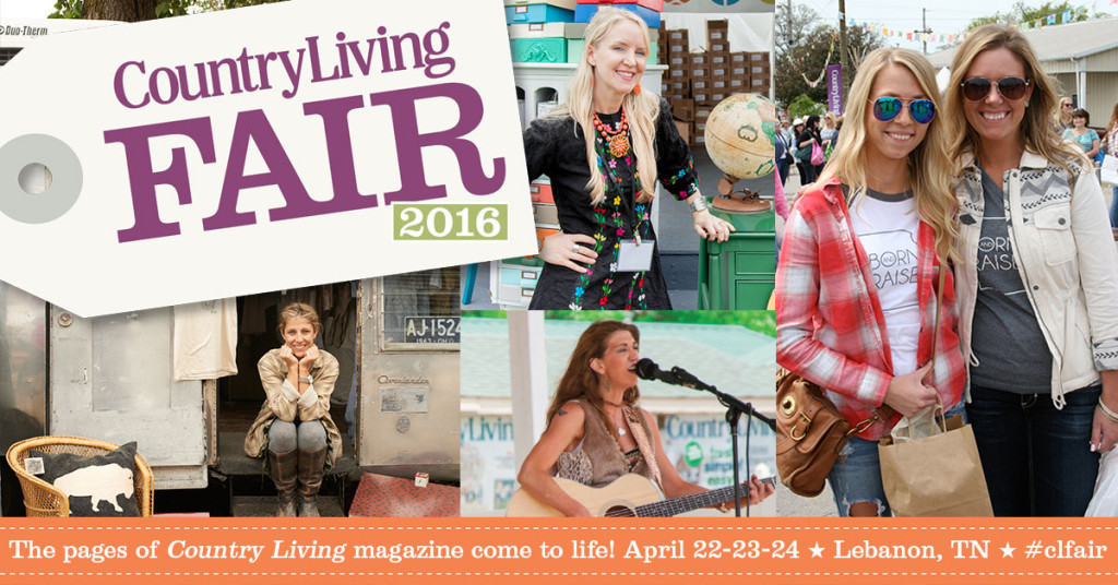 Julie Couch at the Country Living Fair April 22, 2016