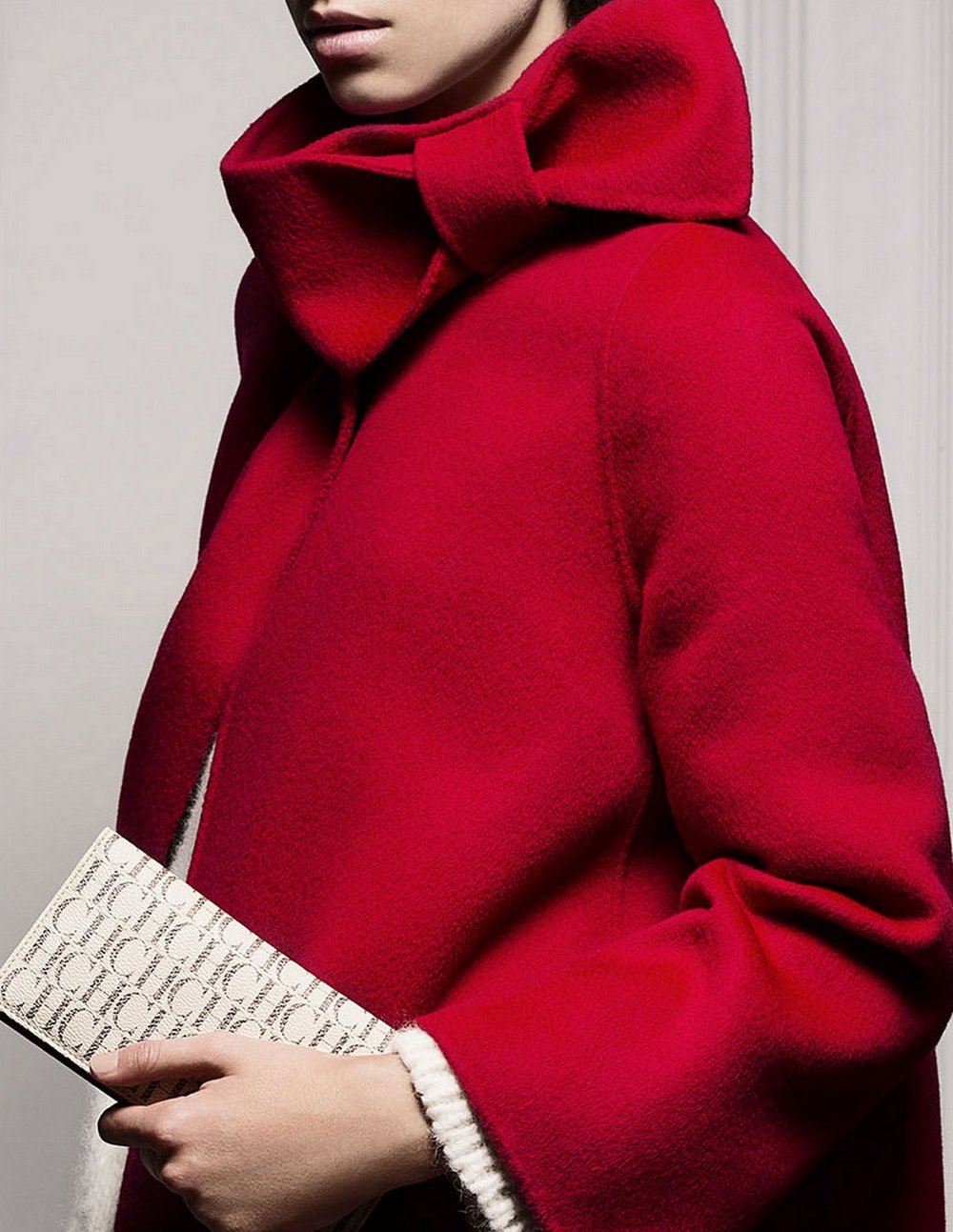 Red Bow Coat :: House of Valentina