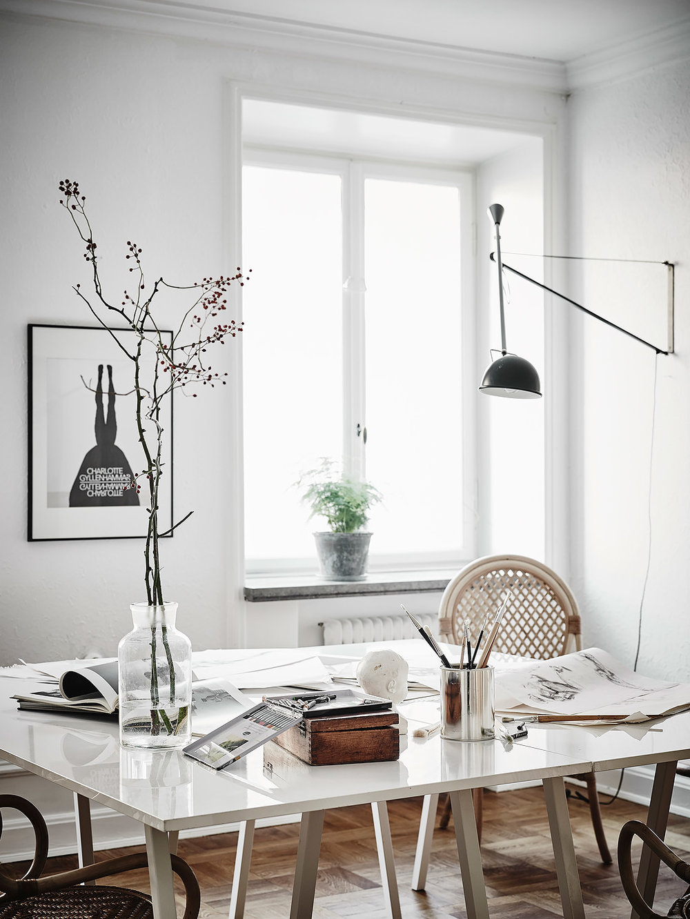 Convert Dining Room to Desk :: House of Valentina