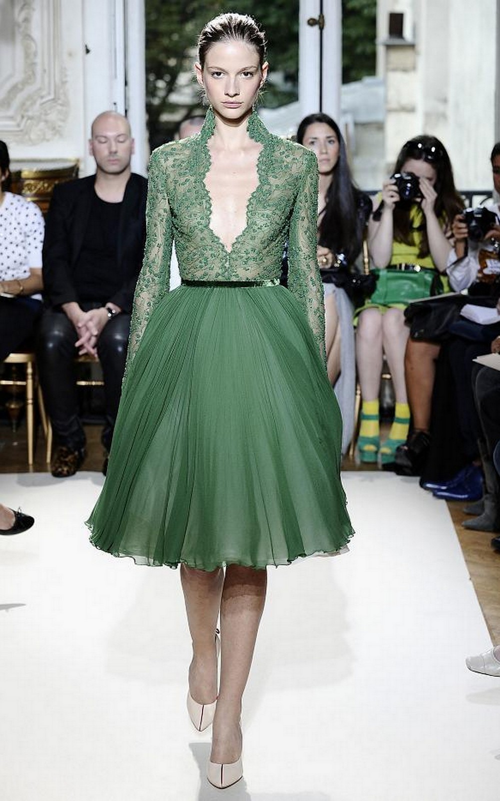 Glamorous Green Christmas Dress :: House of Valentina