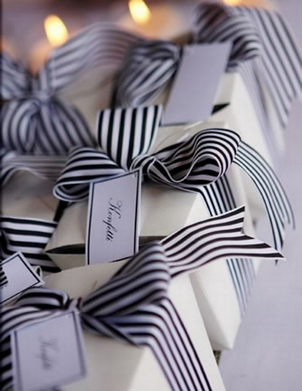 Striped Ribbon Gifts :: House of Valentina