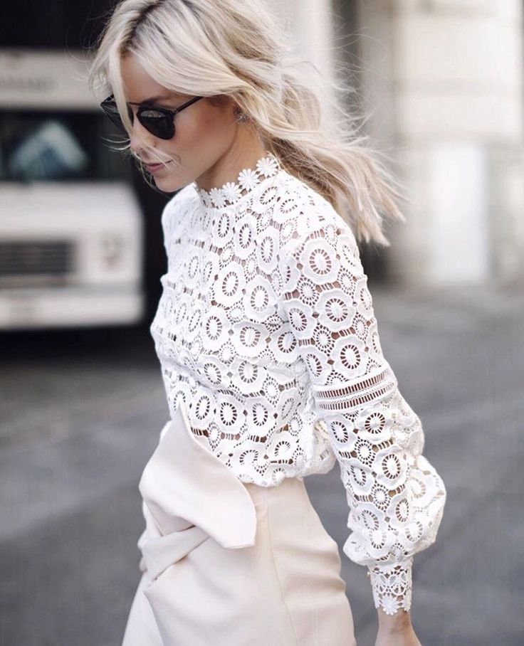 All White + Lace :: House of Valentina
