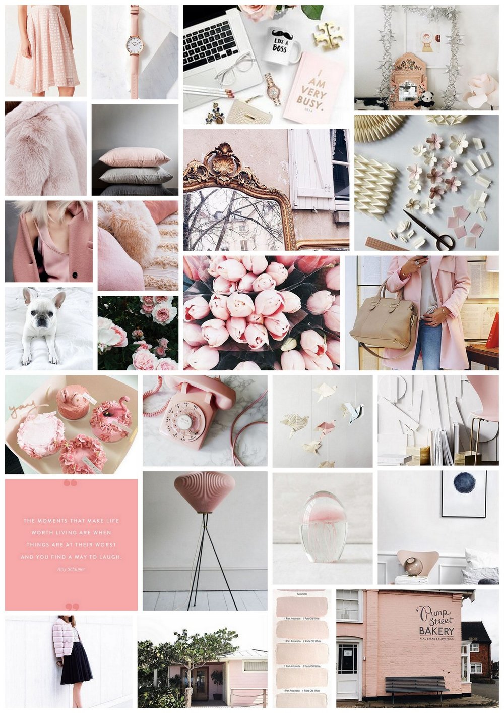 Pink Mood Board :: House of Valentina