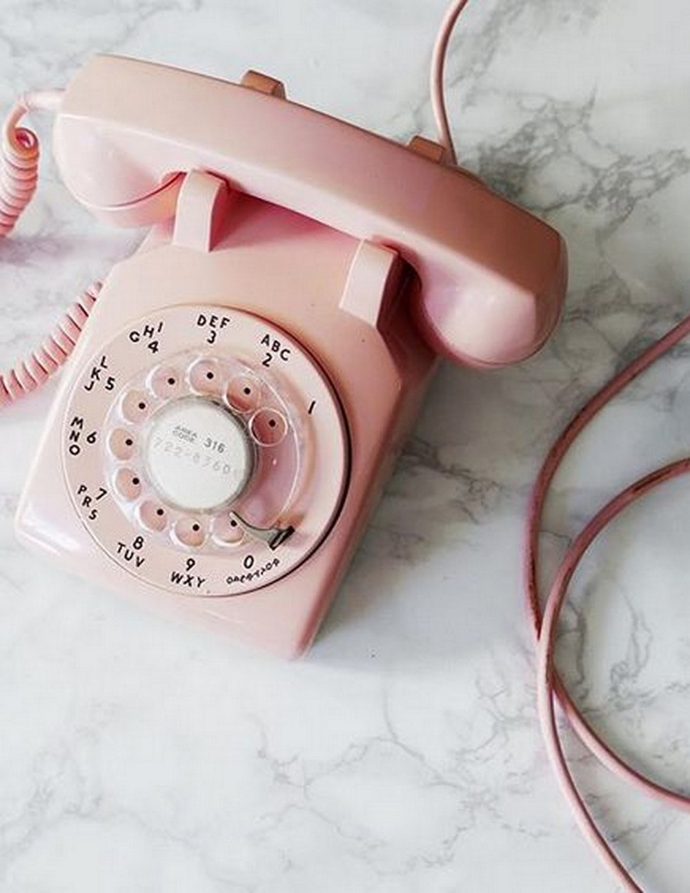 Pink Retro Phone :: House of Valentina