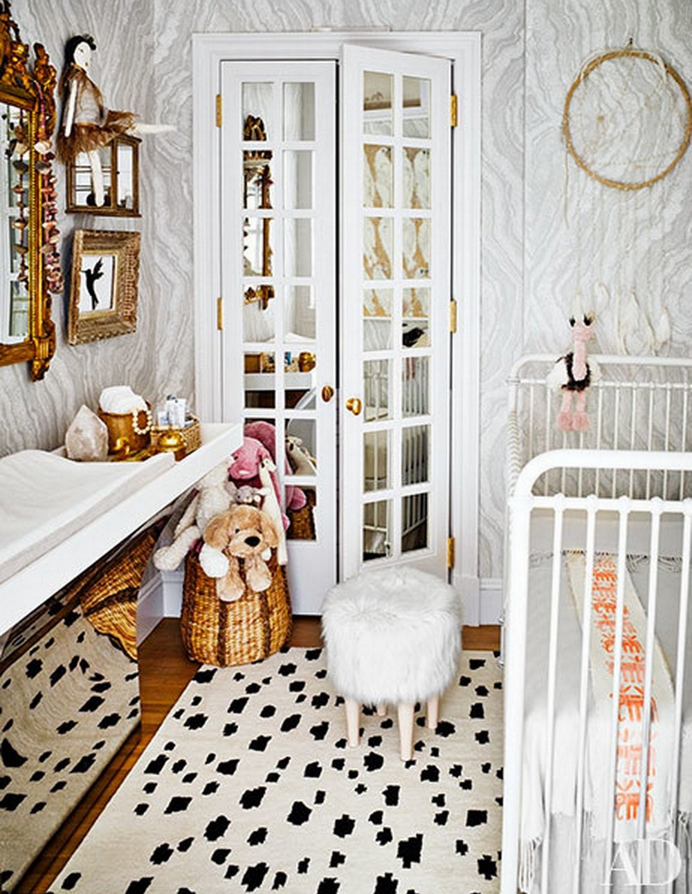 Baby Girl Nursery :: Architectural Digest
