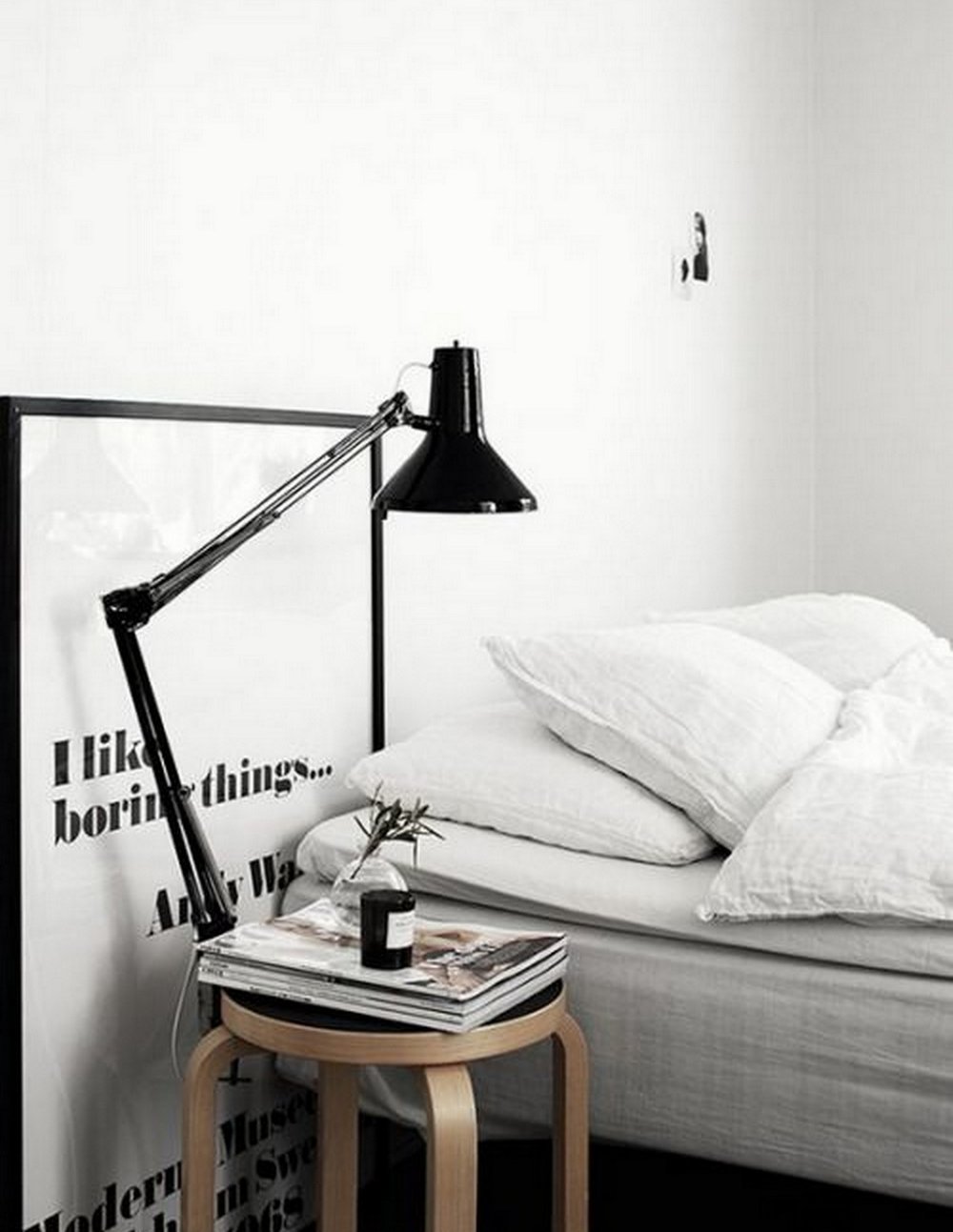 Black + White Bedroom