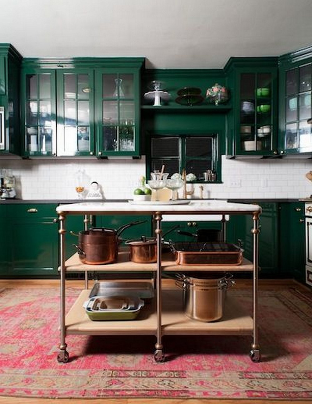 Emerald Green Kitchen | House of Valentina