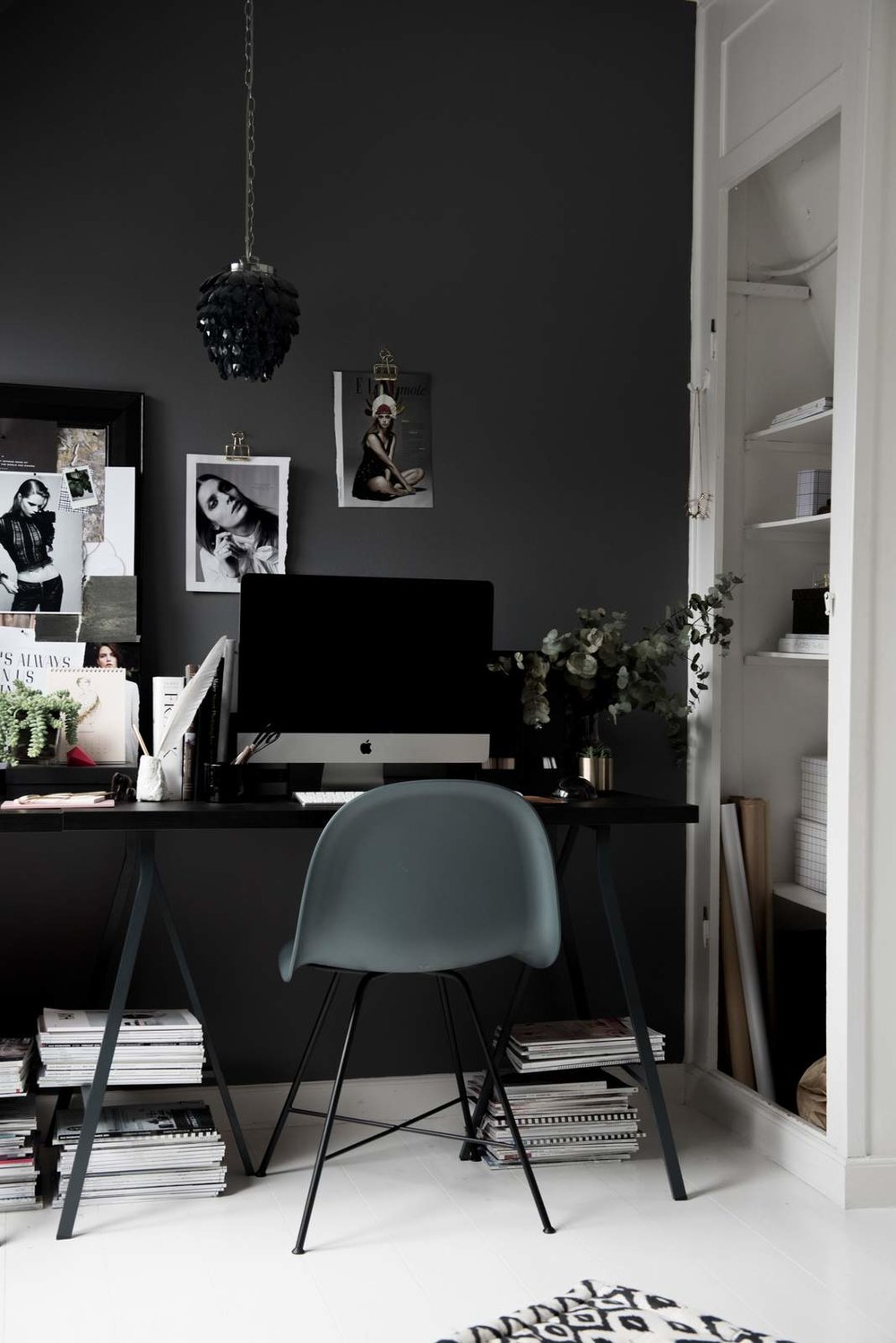 Dark Grey | Modern | Glam | Home Office