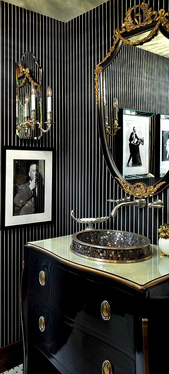 Art Deco Bathroom :: House of Valentina