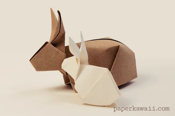 DIY Origami Easter Bunny
