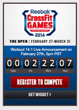 CrossFit Open Countdown