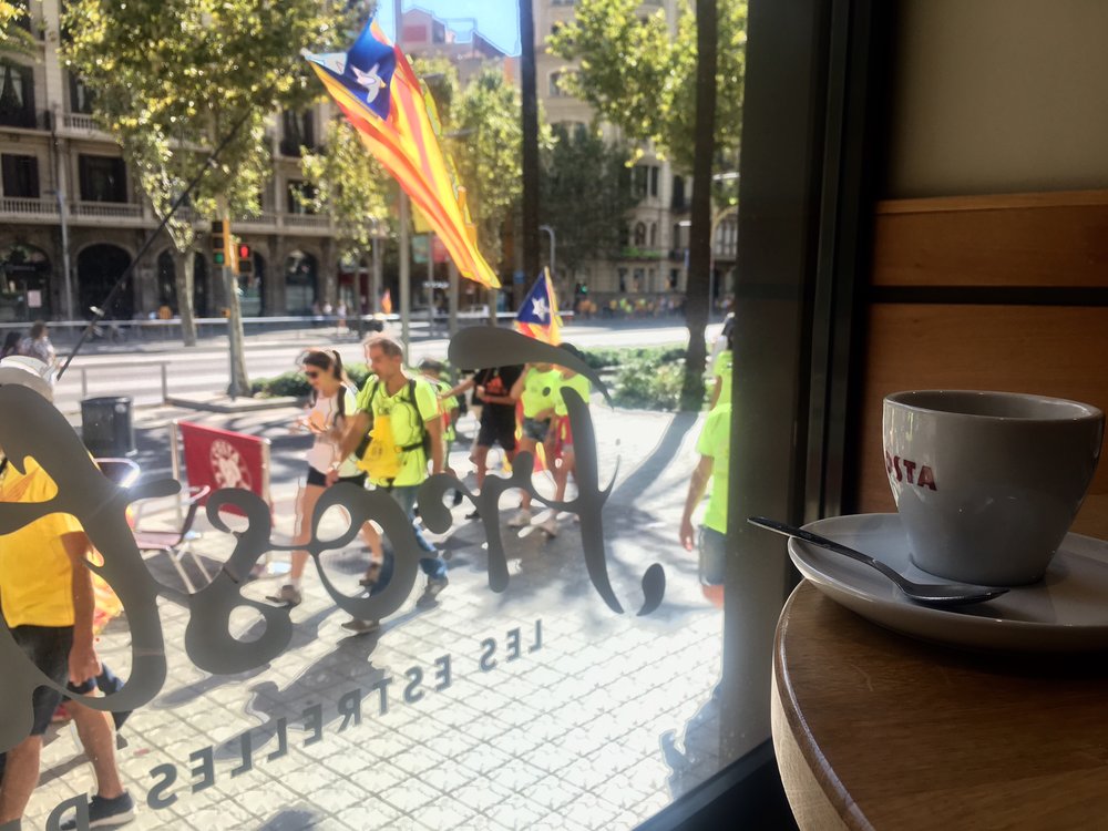  Interestingly enough, I'm writing this on Catalunya's independence day in Barcelona, Spain.  