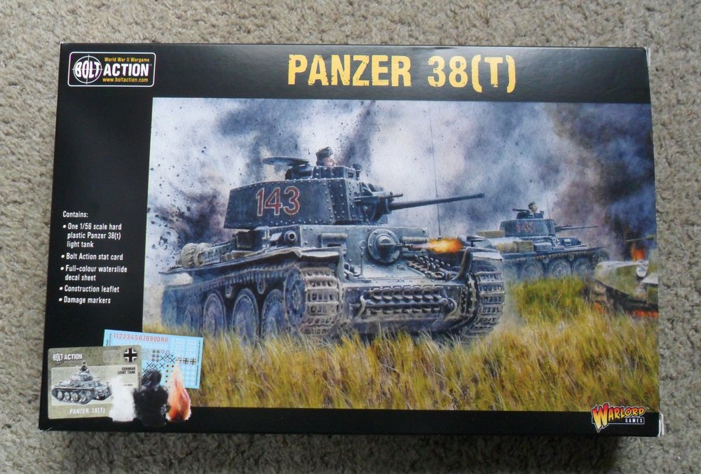 Bolt Action German Panzer 38 t 
