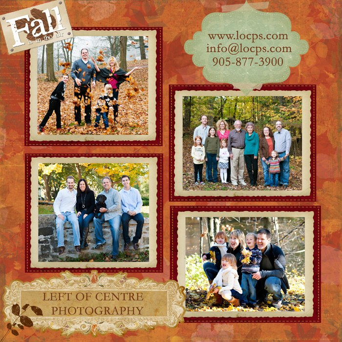 Large family groups promoting Family Portraits