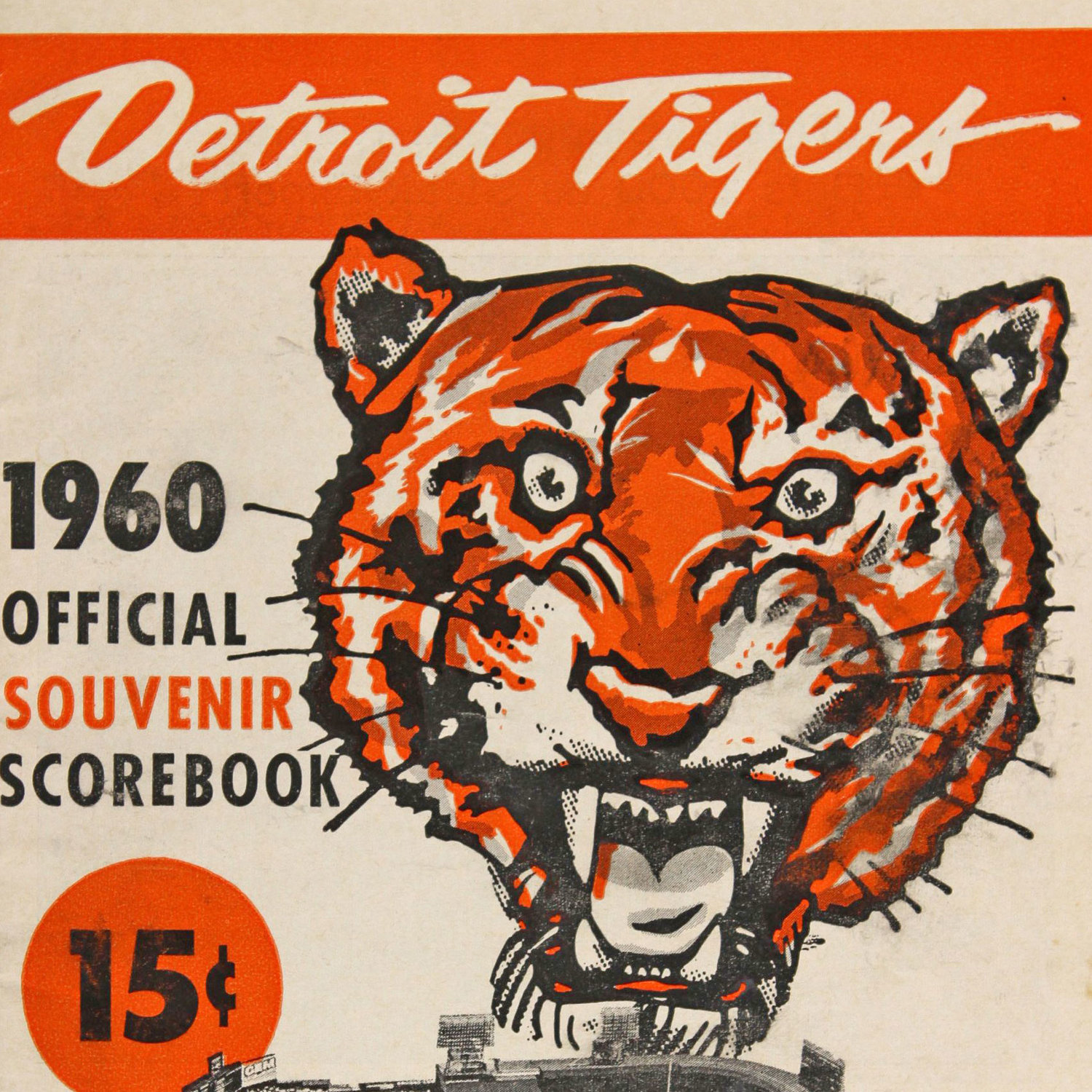 1956 Detroit Tigers Art by Row One Brand