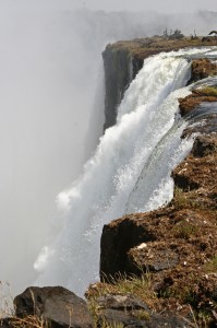 Victoria Falls up close