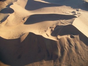 Namib dunes from air