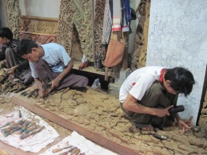 Mandalay wood carvers