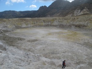 Nisyras' volcanic crater