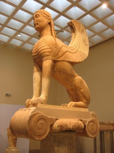 Delphic sphinx.