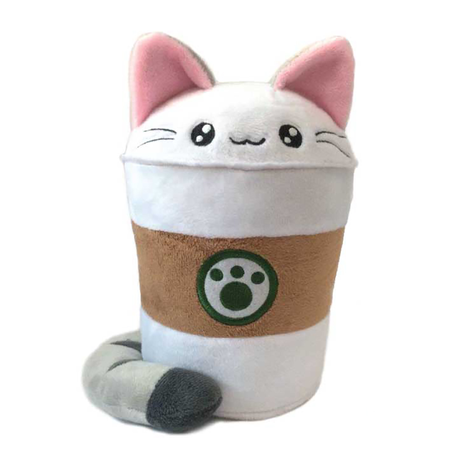 Cute Coffee Cat Plush: Catpuccino 