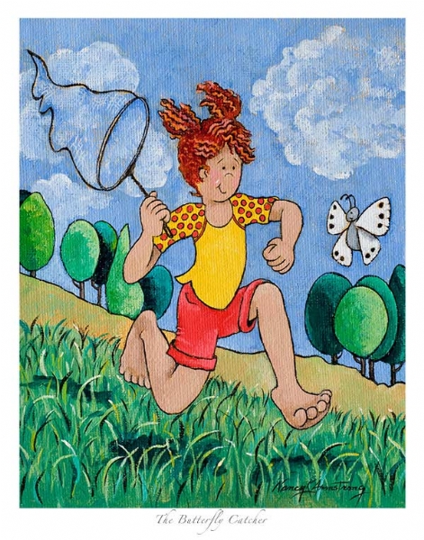 The Butterfly Catcher — Nancy K. Armstrong Original Art and Design